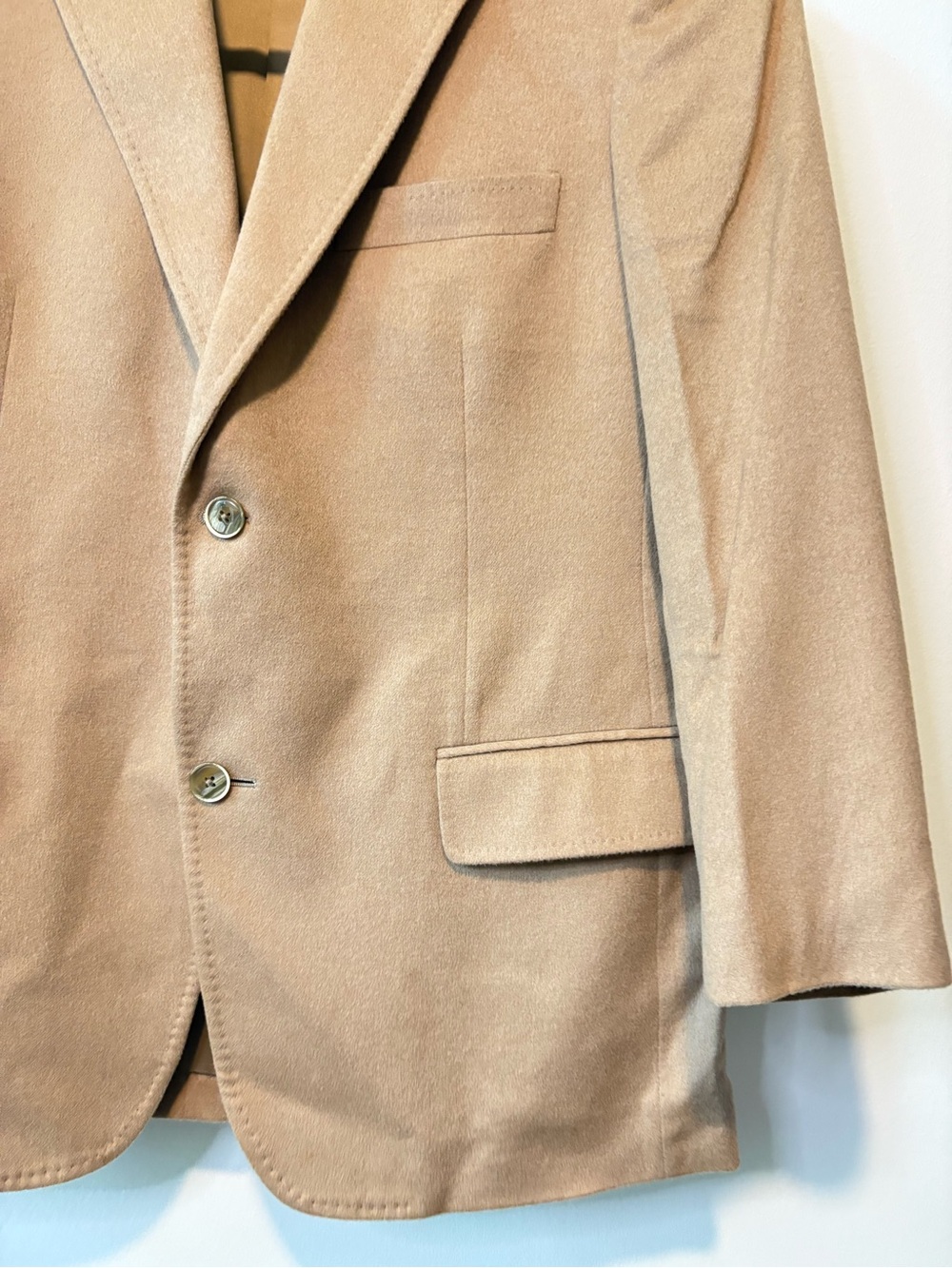 Lardini Men's Genuine Colombo Camel Hair Blazer US Size 44 XL - Picture 2 of 13